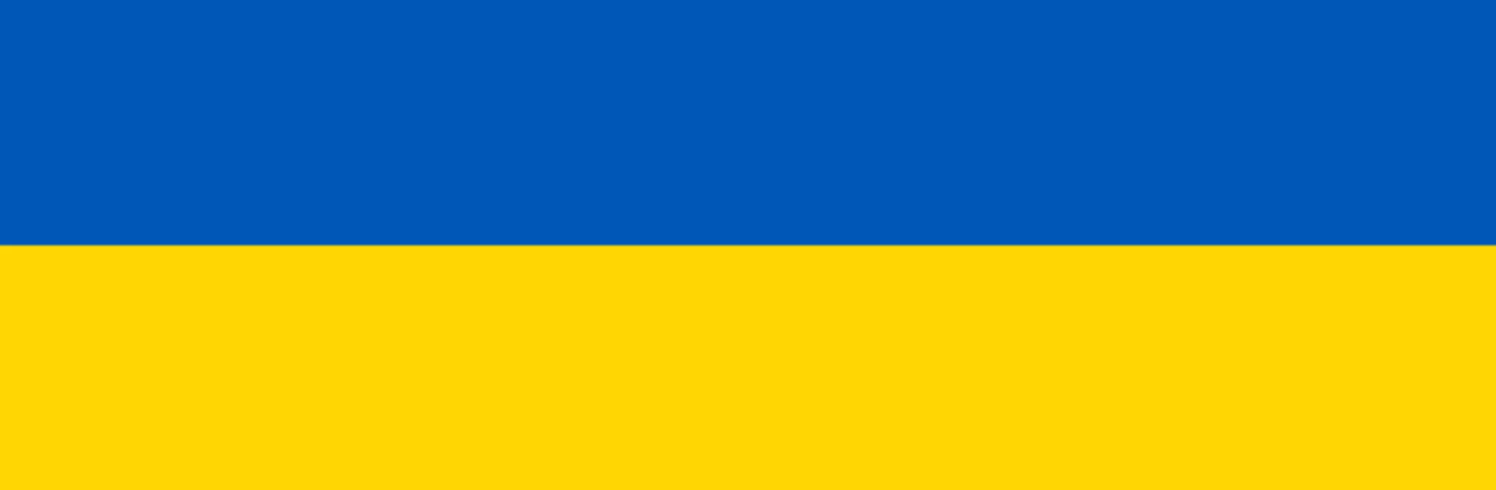 Ukrainische Flagge 